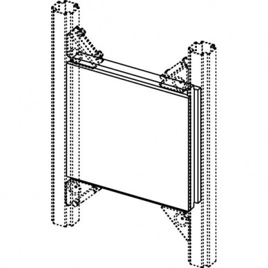 TECEprofil tvirtinimo plokštė, 200 mm x 200 mm 3